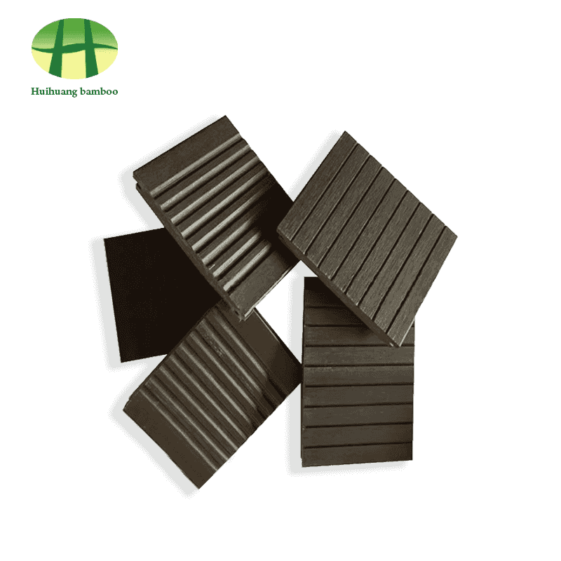 Hiilenvärinen bambulattia