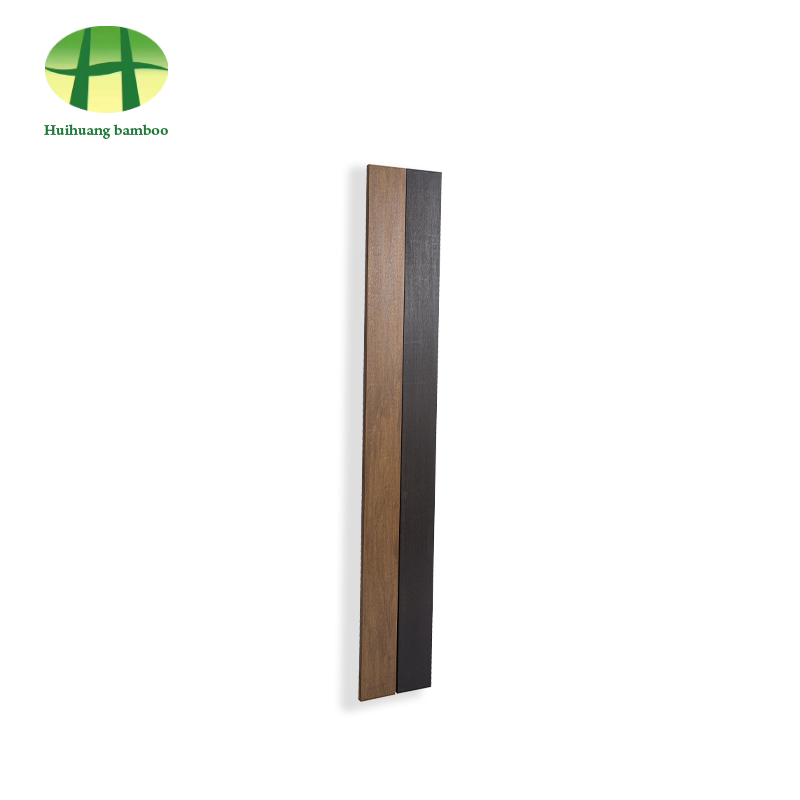 Luonnonvärinen kiiltävä paksu bambulattia