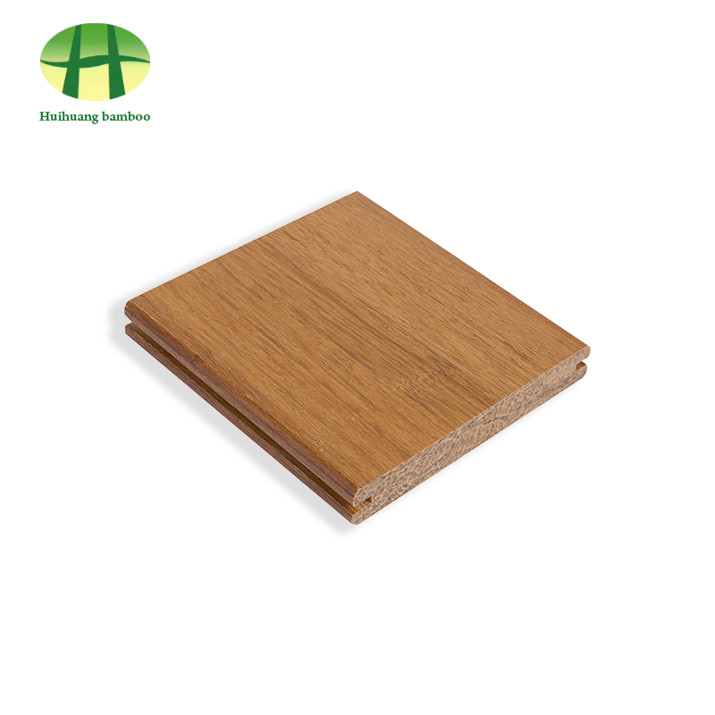 Luonnonvärinen kiiltävä paksu bambulattia